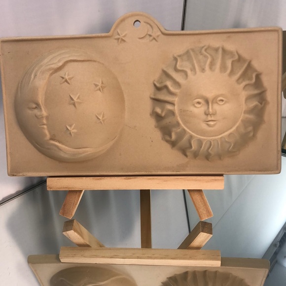 Ceramic sun moon paper art mold. Great for crafting or wall decor - Picture 1 of 9